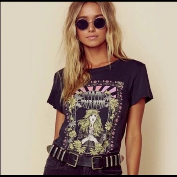 Tops - Stevie Nicks Boho Rock Tee Shirt Large